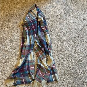 D&Y Multicolor Plaid Scarf